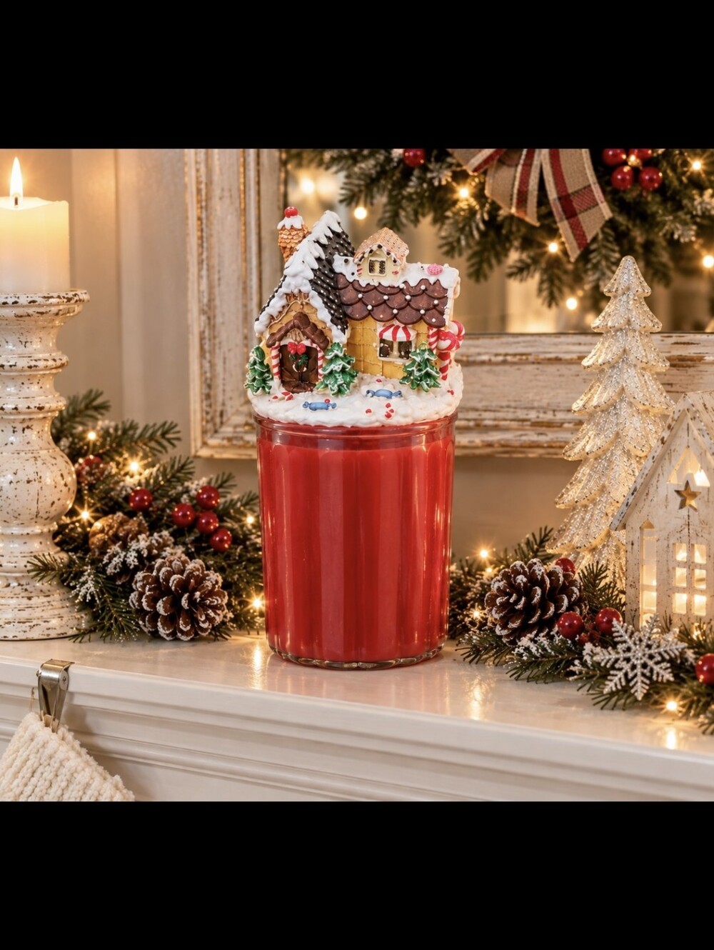‼️LAST ONE!!‼️ 🕯CANDLE-LITE CINNAMON APPLE CHRISTMAS CANDLE🕯